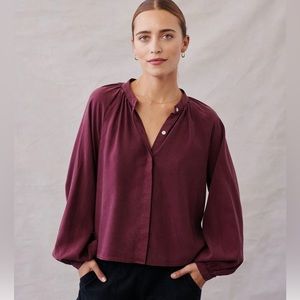 Bella Dahl shirted raglan shirt